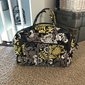 Black, Grey, & Green Vera Bradley Weekender Bag